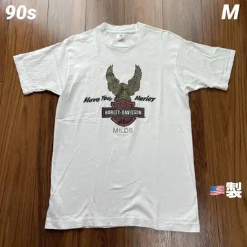 90s 할리 티셔츠 후르츠 바디 화이트 M madeinusa 이글