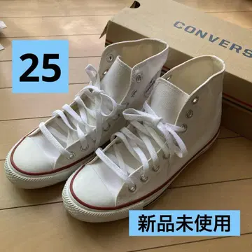 컨버스 캔버스 넥스터 110 하이컷 스니커즈 화이트 25cm
