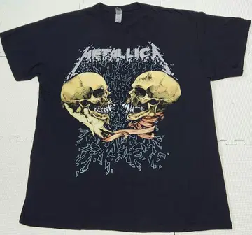 METALLICA 메탈리카 백 프린트 반팔 티셔츠 밴딩 티셔츠