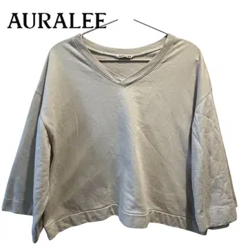 AURALEE 오라리 여성용 티셔츠 반팔 S 사이즈