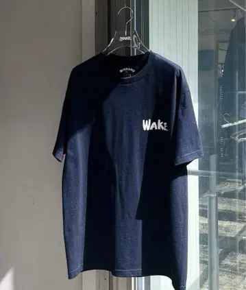 wake sapporo 고마타로 Tee L 사이즈 티셔츠 네이비