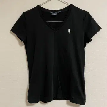 랄프 로렌 스포츠 여성용 티셔츠 블랙
