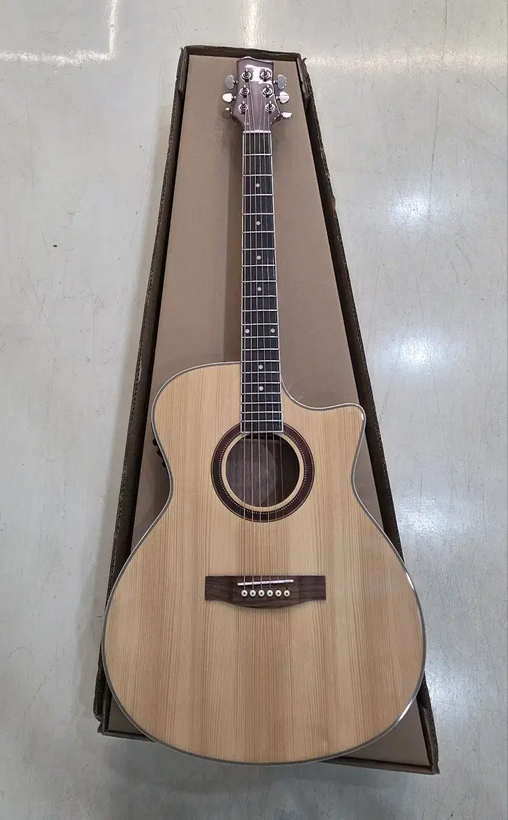 Best Value Top Solid Acoustic Guitar with EQ, All Set Up
