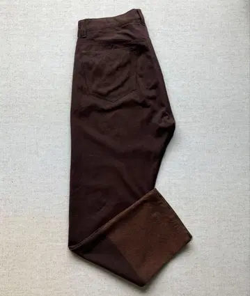 새상품급 요지 야마모토 브라운 슬림핏 팬츠