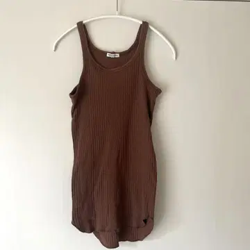 FUMIKA UCHIDA 브라운 탱크탑