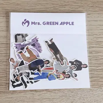 미세스 그린 애플 라일락 스티커 세트