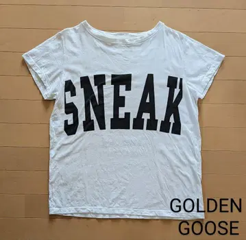 골든구스 SNEAK 로고 티셔츠 tee S GOLDEN GOOSE