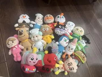 호빵맨 봉제 인형 세트 약 19개