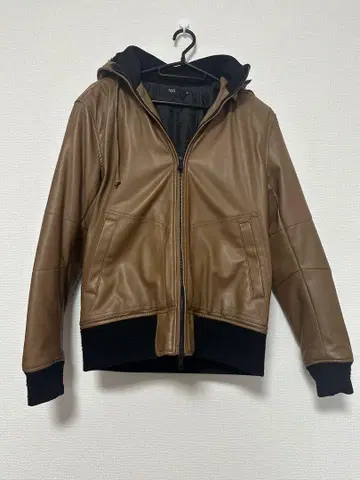 AZUL 아줄 by moussy 가죽 후드 자켓 M 사이즈