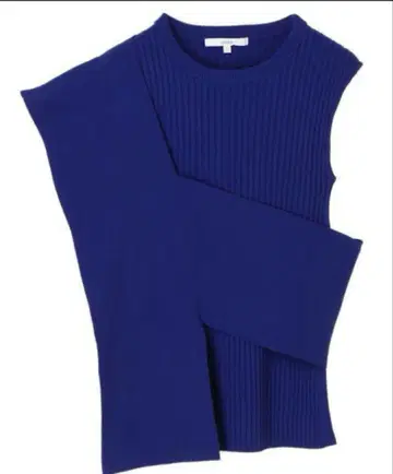 UN3D. COVER SHOULDER KNIT / 블루