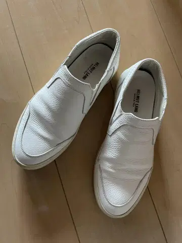 HELMUT LANG 화이트 슬립온 이탈리아제 사이즈 40