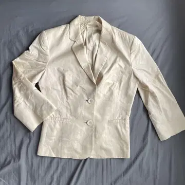Max Mara studio 아이보리 테일러드 자켓 2 버튼