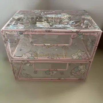 가격 인하 산리오 키키라라 클리어 2단 서랍