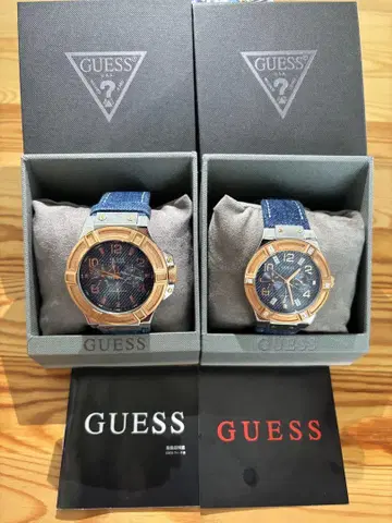 GUESS ~게스~ 페어 손목시계 <남성용 및 여성용>