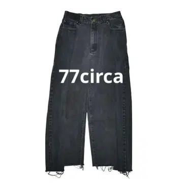 시착만 한 상품! 77circa 컷백 와이드 데님 팬츠