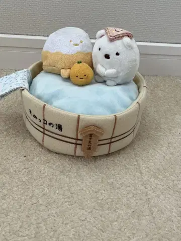 스미코구라시 장면, 온천에 들어간 봉제 인형, 후지미의 온천