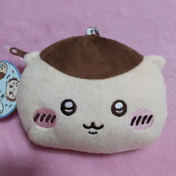 치이카와 봉제 인형 패스 케이스 파우치 밤만쥬