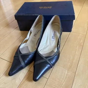 elegance 히메코 블랙 하이힐/펌프스 24 여성용
