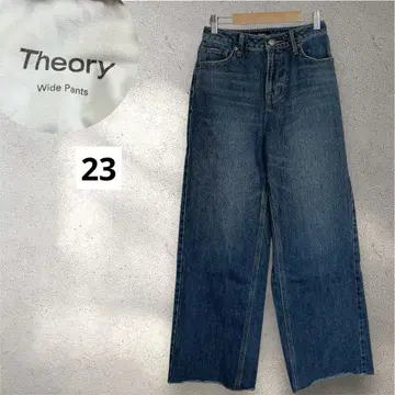 Theory 띠어리 와이드 데님 팬츠 컷오프 WIDE PANTS