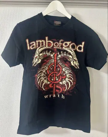 Lamb of God Wrath 2010 티셔츠 S 사이즈