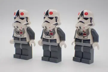 레고 미니 피규어 AT-AT 드라이버 (블루이시 그레이) 3개
