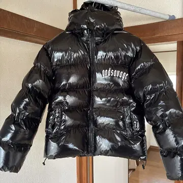 godsavage 블랙 다운 자켓