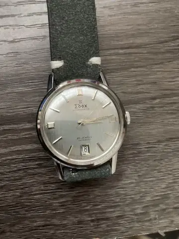 EDOX 앤티크 오토매틱 시계 작동 제품 실버