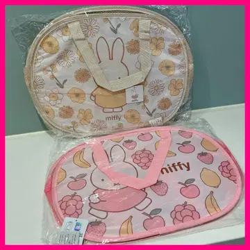 미피 접이식 수납 백 후르츠 패턴 꽃무늬 완구 수납 묶음 판매