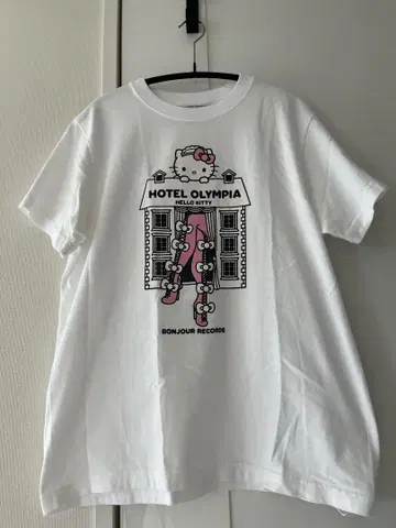 HELLO KITTY 호텔 올림피아 티셔츠 사이즈 5