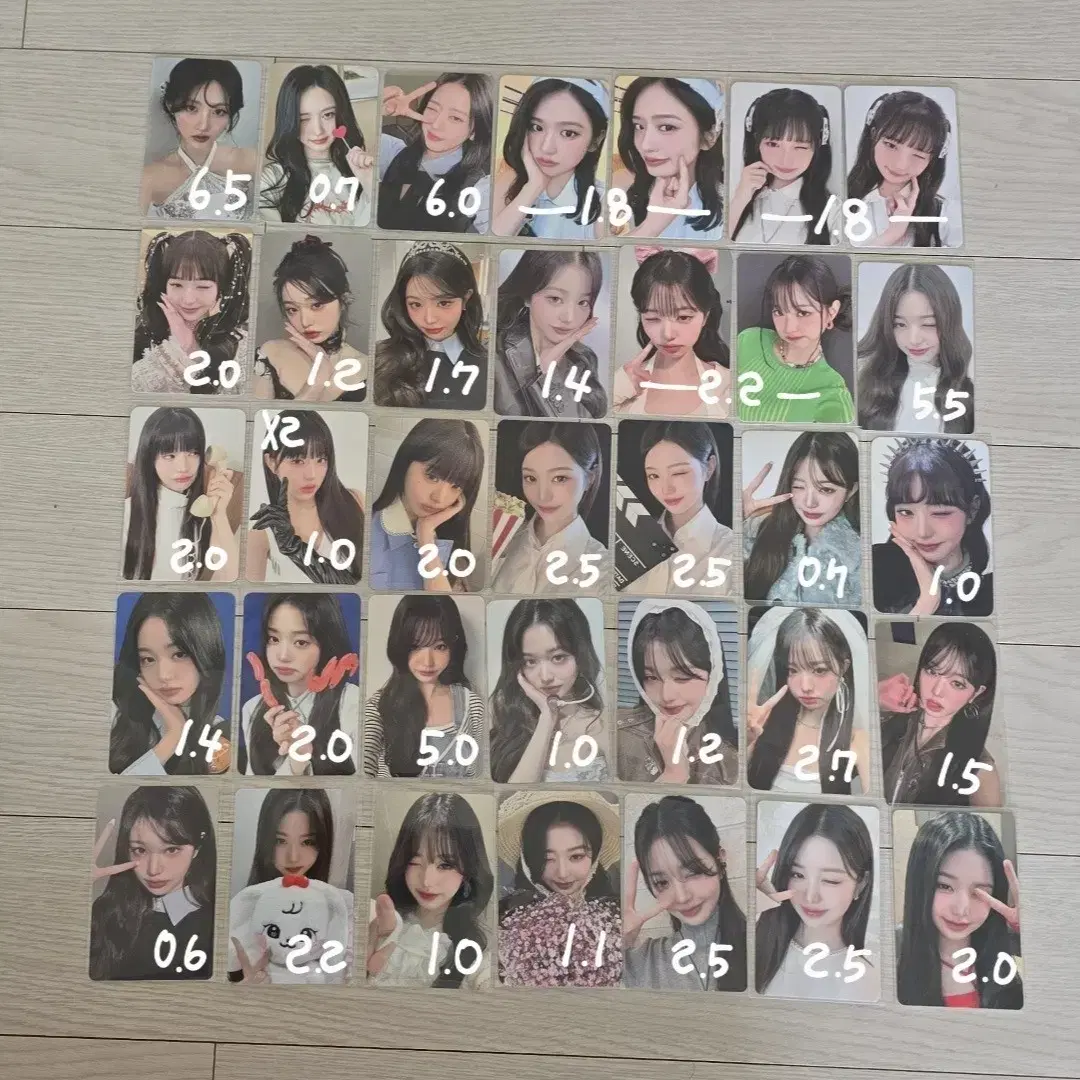 Ive unreleased photocard wts broadcast yizhiyu empathy Wonyoung unreleased photocard ld Dive Zone sign