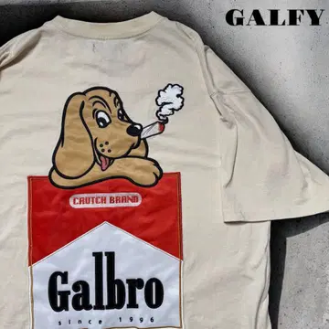 GALFY 갈피 티셔츠 반팔 포켓 티 말보로 갈보로 중형견