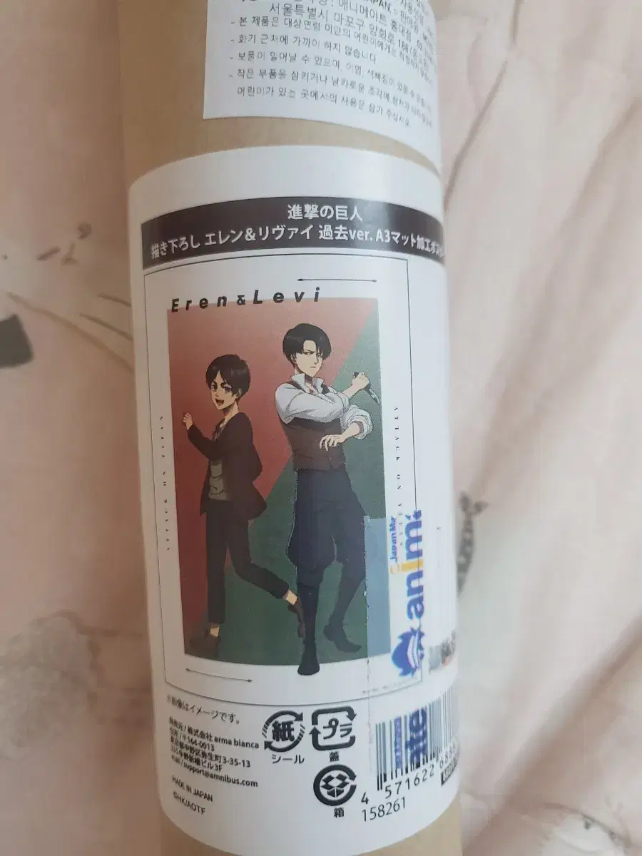 Attack On Titan Eren Levi A3 poster