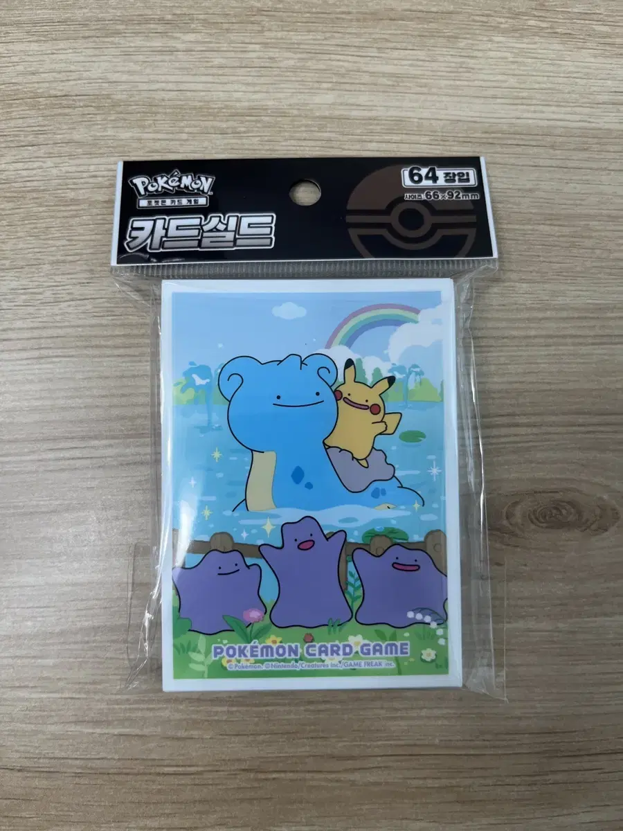 Ditto Lapras Card Sleeve Shield (Jamsil Pokémon Town 2025 pop up Goods)