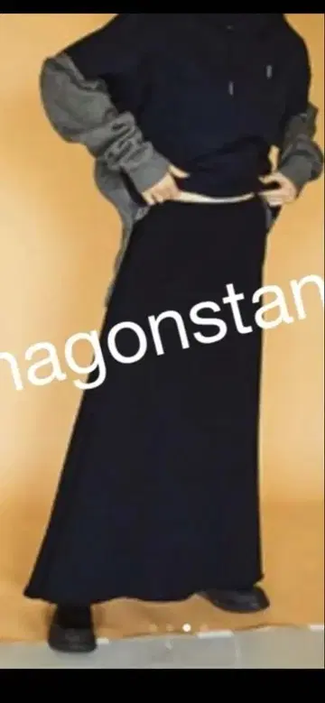 나곤스탠스 nagonstans 백 웜 트럼펫 스커트