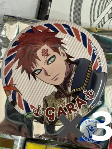 NARUTO 나루토 질풍전 마린 룩 캔뱃지 애니메이트 가아라