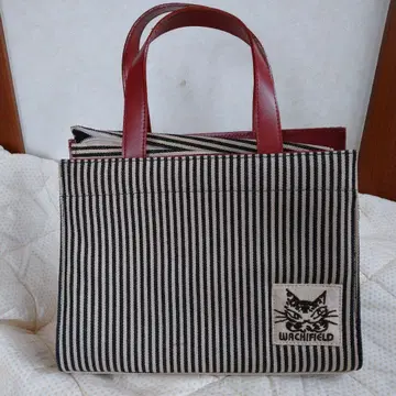 와치필드 (WACHIFIELD) 스트라이프 미니 핸드백