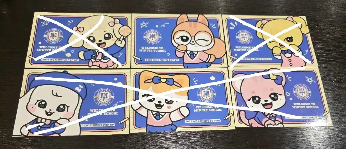아이브 미니브 팝업 엽서