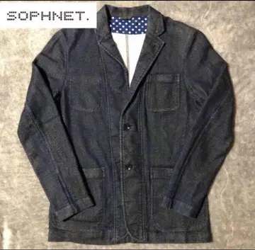 SOPHNET. 소프넷 인디고 염색 테일러드 자켓 S 사이즈