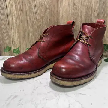 치페와 처카 부츠 USA제 25071 Vibram 8.5EE 빨간색