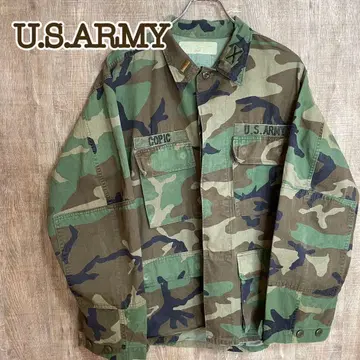 미군 U.S.ARMY 필드 자켓 카모플라쥬 와펜 카모플라주