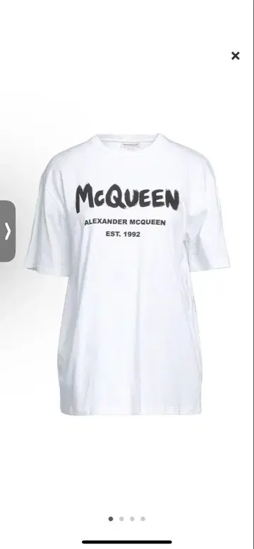 Alexander McQueen 로고 프린트 티셔츠