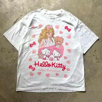 Hello Kitty x mikko illustrations 티셔츠