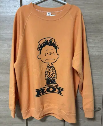 빈티지 피넛 ROY 스포츠웨어 제 오렌지 XL 사이즈