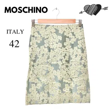 모스키노 MOSCHINO 꽃무늬 타이트 스커트 여성용 42 이탈리아