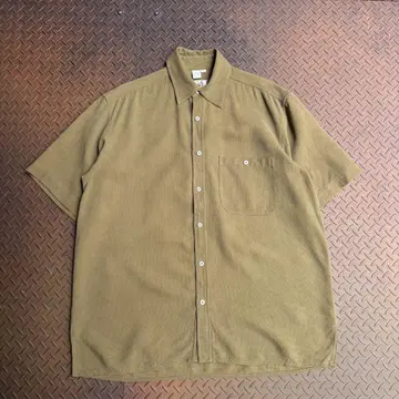 90s TheTerritoryAhead 테리토리 실크 셔츠 와플