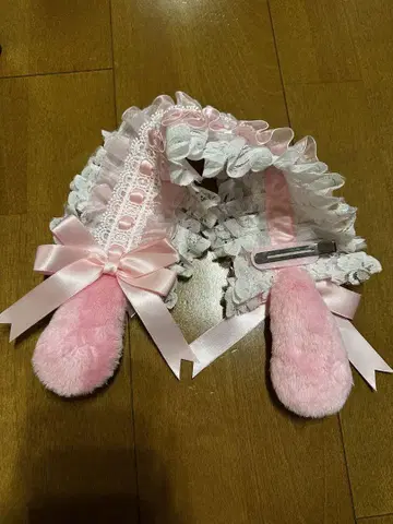 SANRIO 토끼 귀 디자인 머리띠 핑크