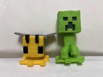 마인크래프트 Minecraft 크리퍼와 꿀벌 피규어 세트
