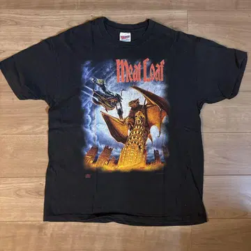 90년대 오리지널 빈티지 Meat Loaf T 락 T 밴 T