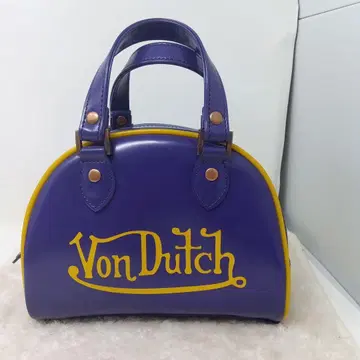 Von Dutch vondutch 미니 보스턴 백 퍼플 보라색