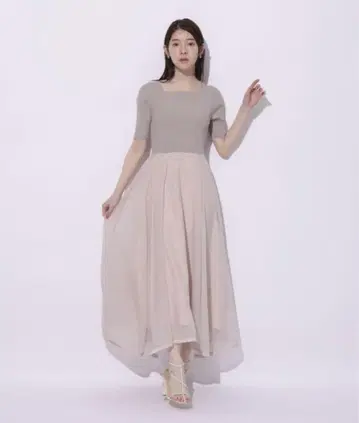 Rirandture 5부 소매 에어 리드 도킹 원피스 사이즈 2